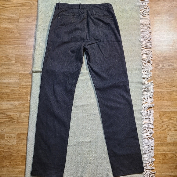 M. Benisti Men's Black Cotton Straight Fit Chino Pants size 32 - Picture 5 of 8